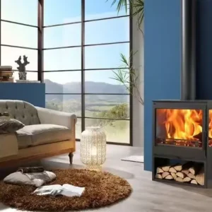 Poêle à bois fonte AMBAR 3V – Anthracite – 7,1kW PANADERO