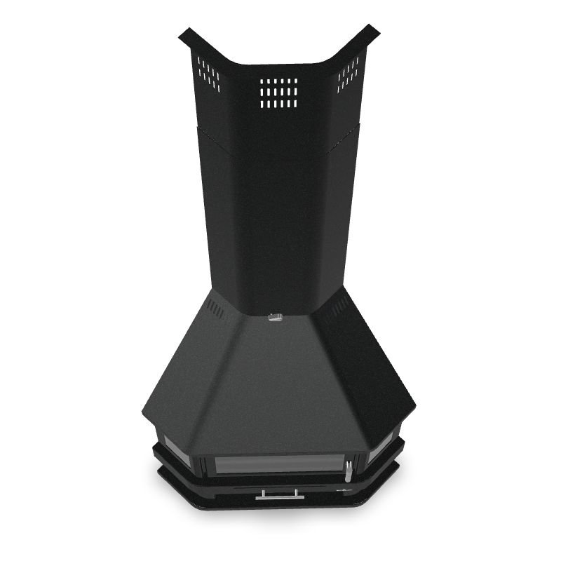 Cheminée à bois d’angle – BRONPI Lorca – R 14 kW – Image 6