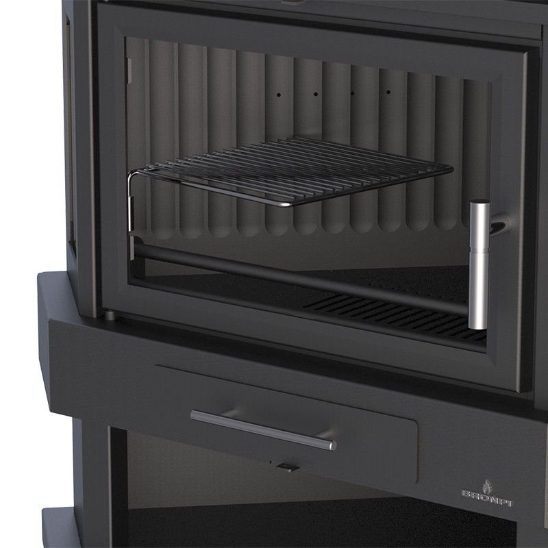 Cheminée à bois d’angle – BRONPI Lorca – R 14 kW – Image 8